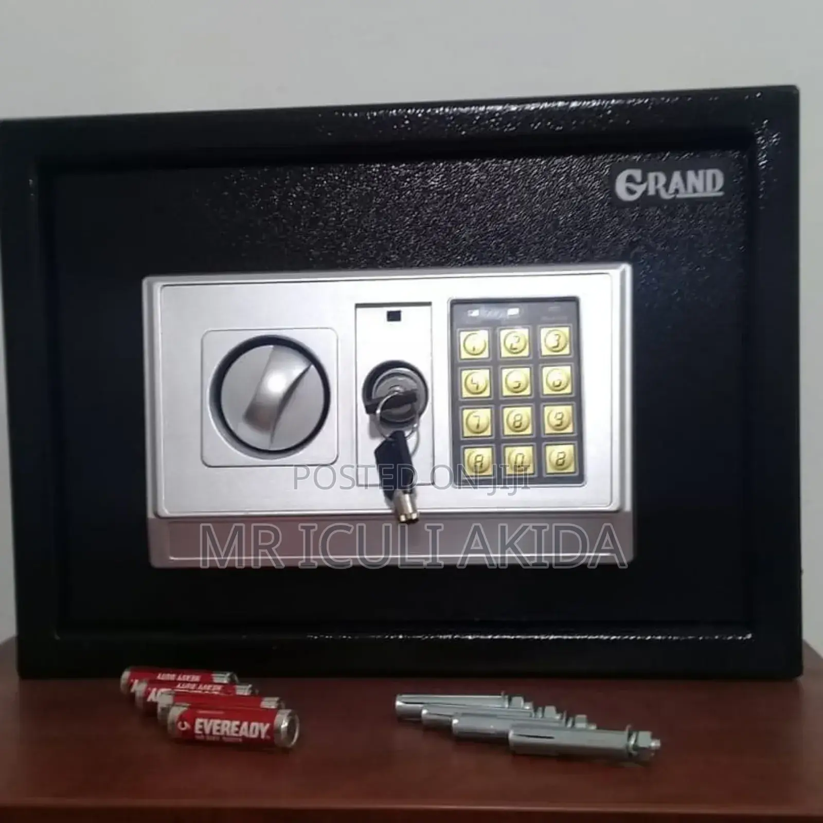 Steel Frme Hotel,Ofice Dual Electronic Key Passcode Safe Box