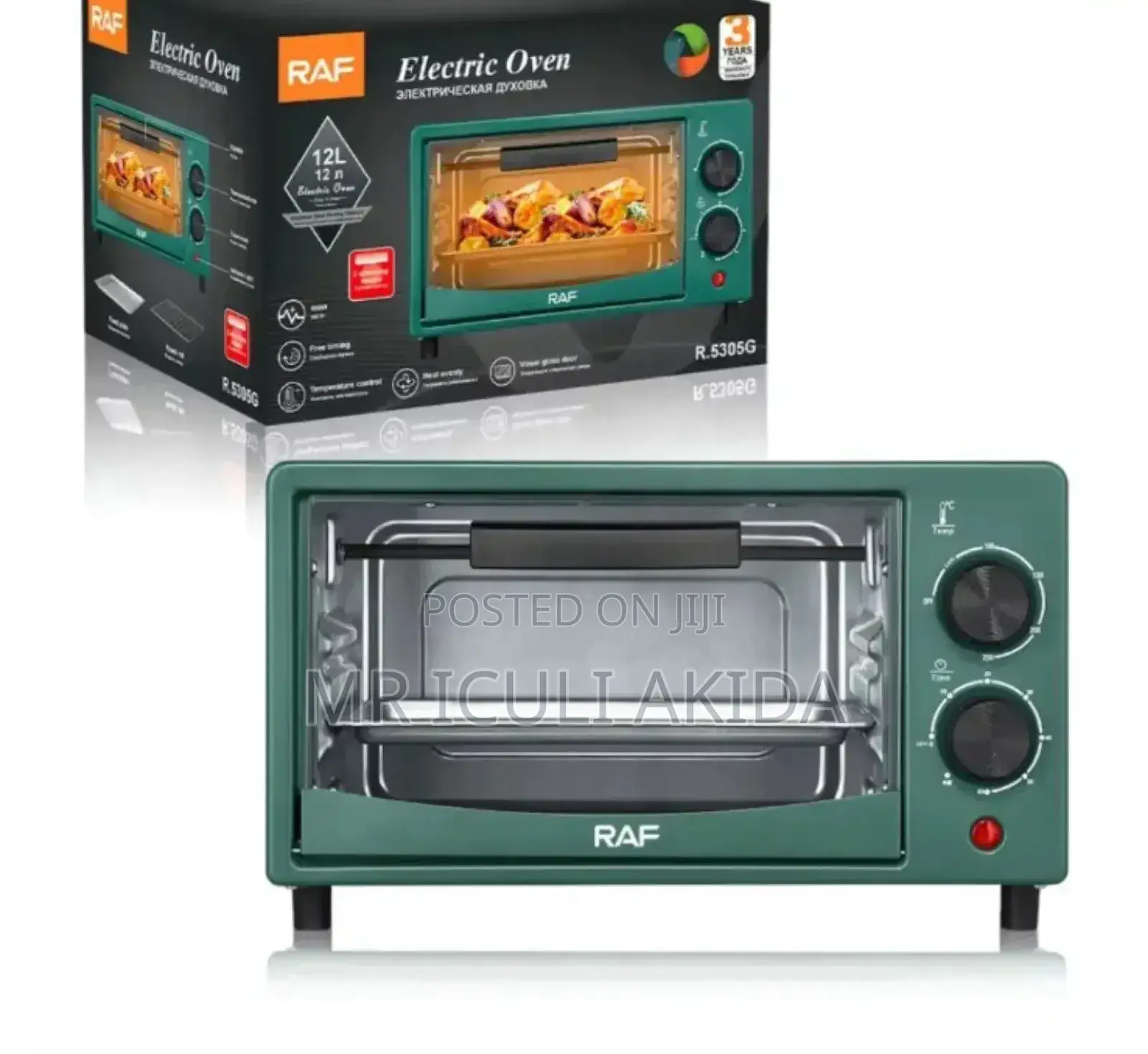 RAF 800w 7L Electric Oven