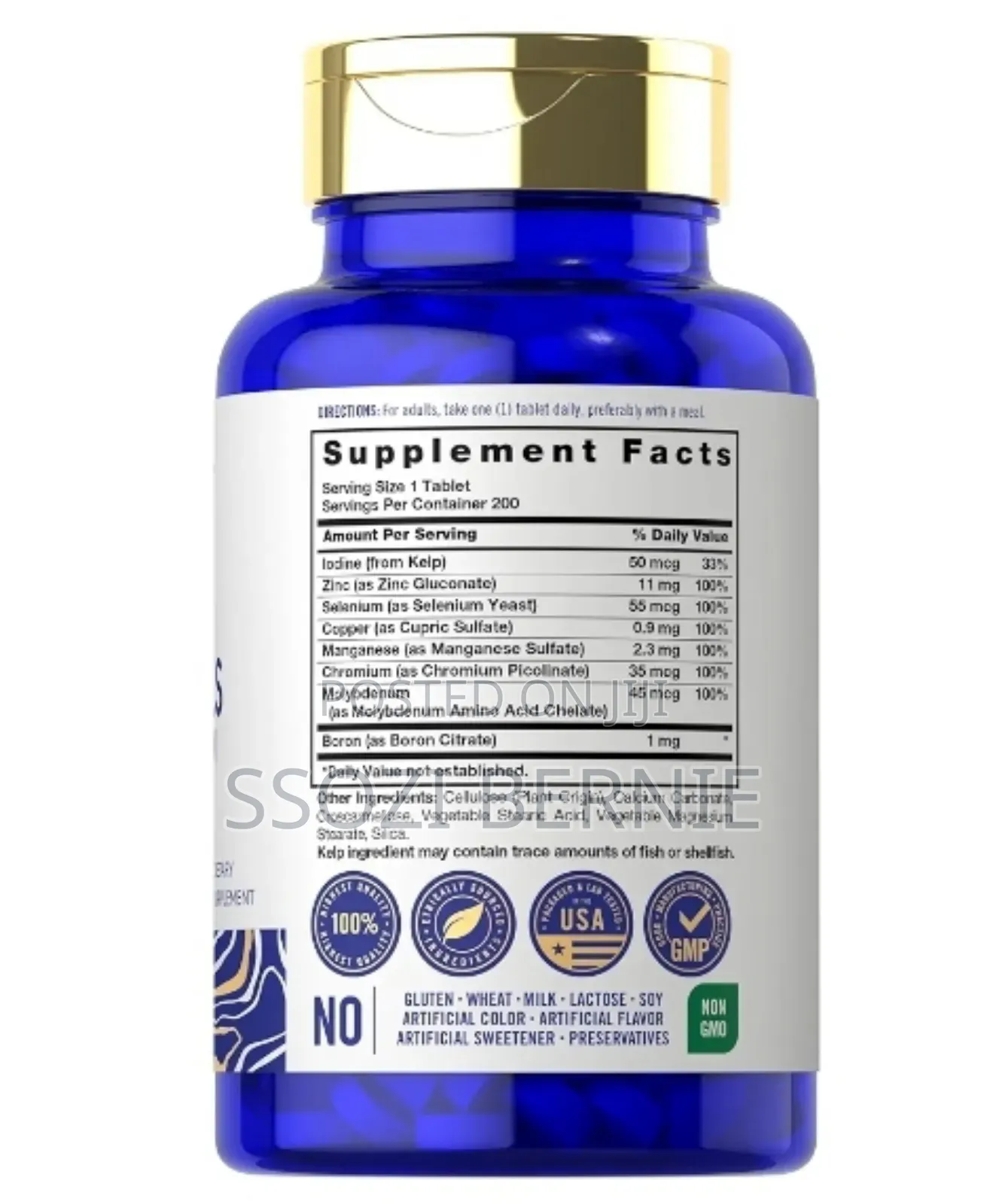 Trace Minerals | 200 Tabs | Reverse Grey Hair Hair Loss
