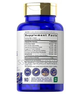Trace Minerals | 200 Tabs | Reverse Grey Hair Hair Loss