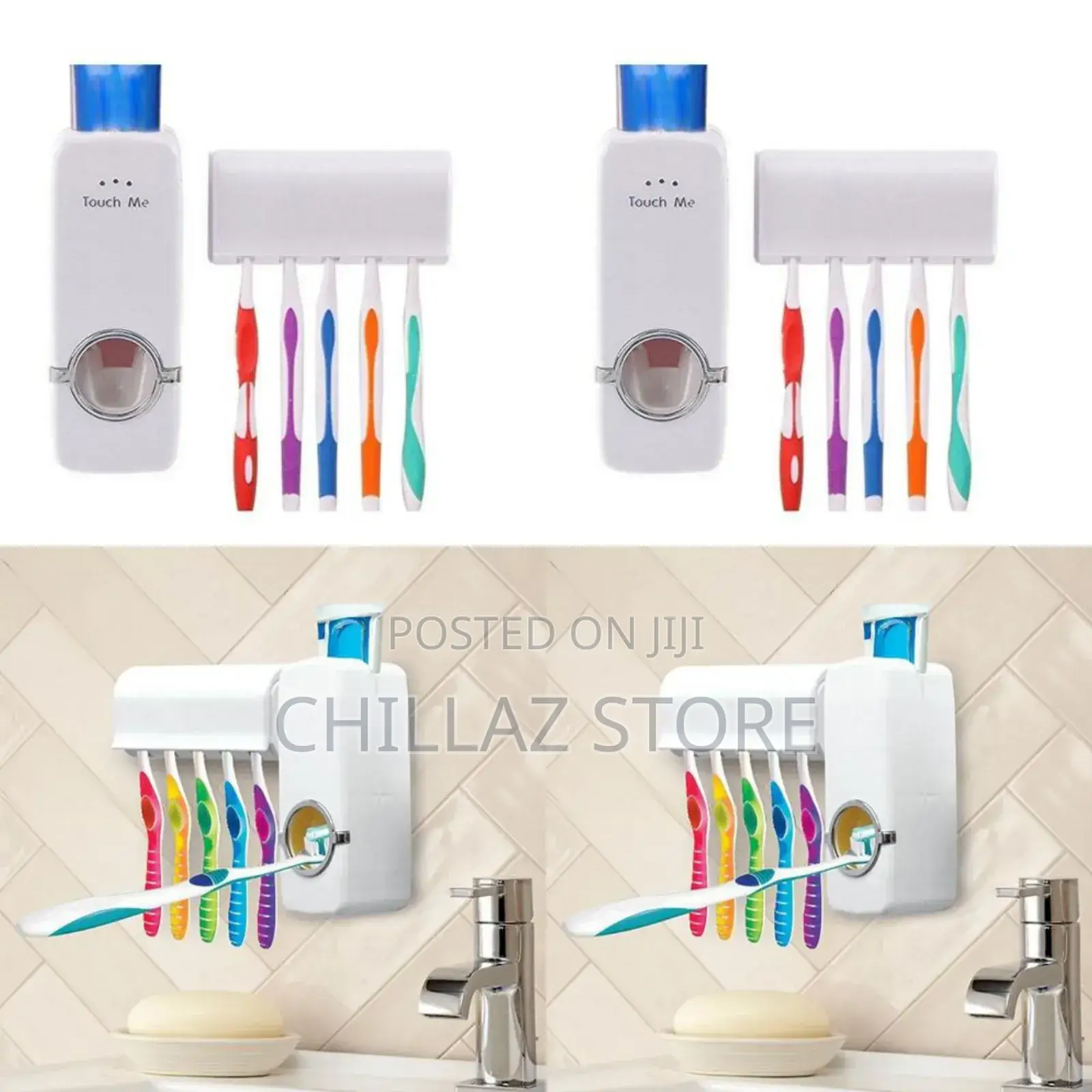 Wall Mounted Automatic Toothbrush Holder.