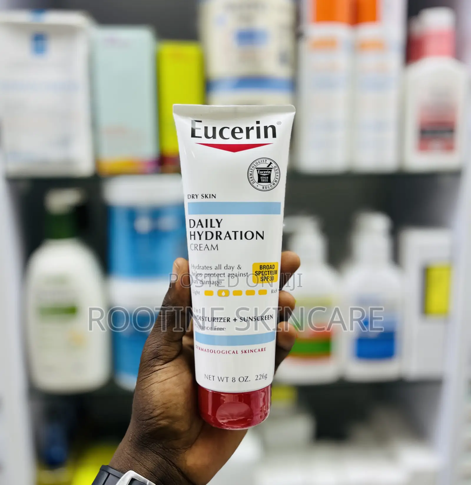 Eucerin Daily Hydration Dry Skin Cream With Sunscreen