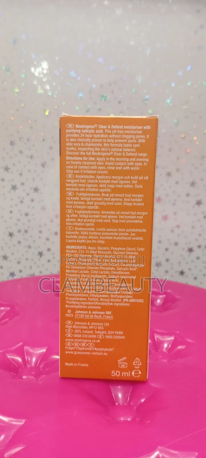 Neutrogena Clear and Defense Salicylic Acid Moisturizer