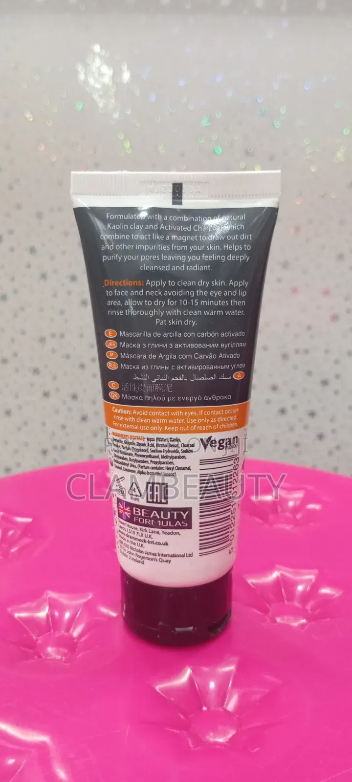 Beauty Formulas Charcoal Clay Mask