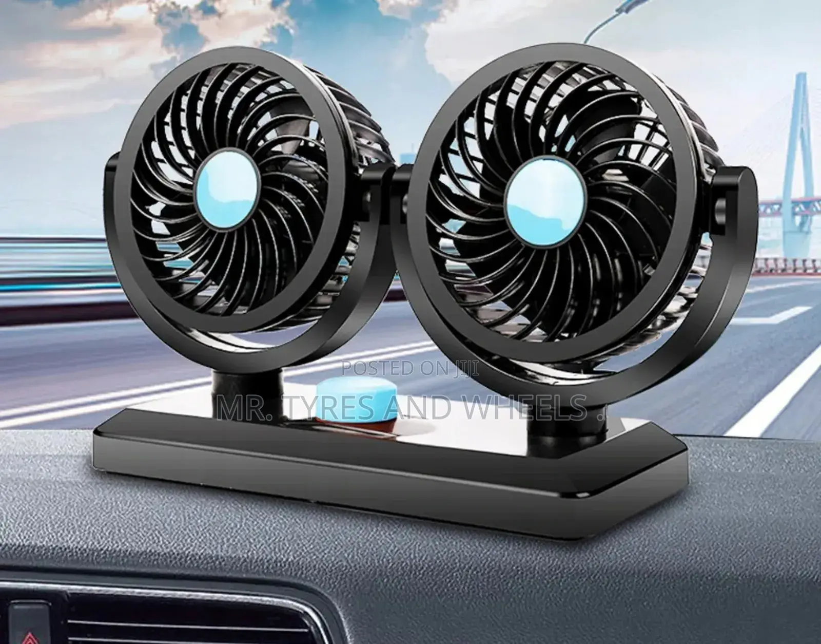 It Is Called Car Fan and It's Put on a Car Dushiburd.