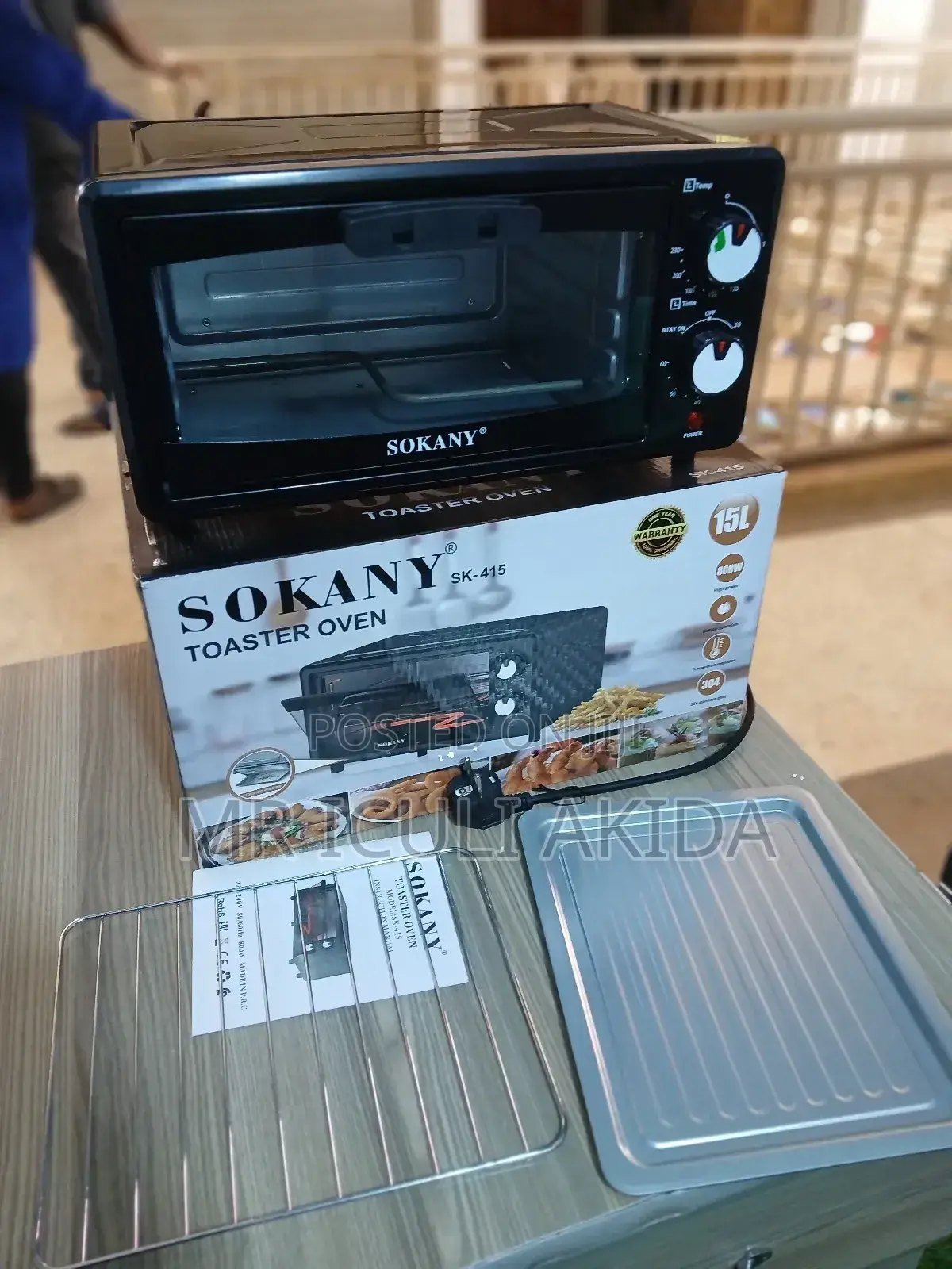Sokany 15L Electric Toaster Oven