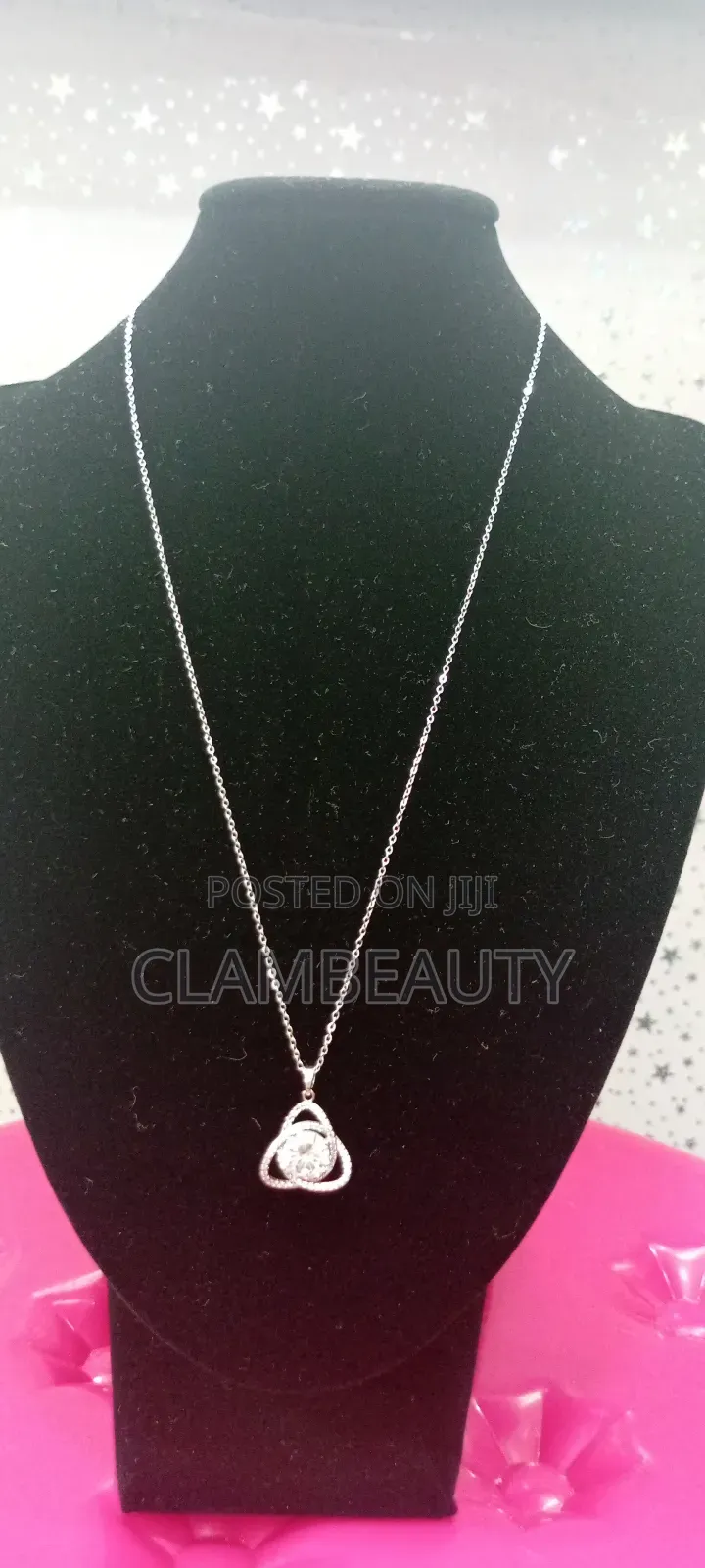 Silver Stainless Necklace Designer