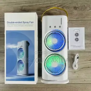 7color Mist Remote Control Humidifier Water Cooling Fan