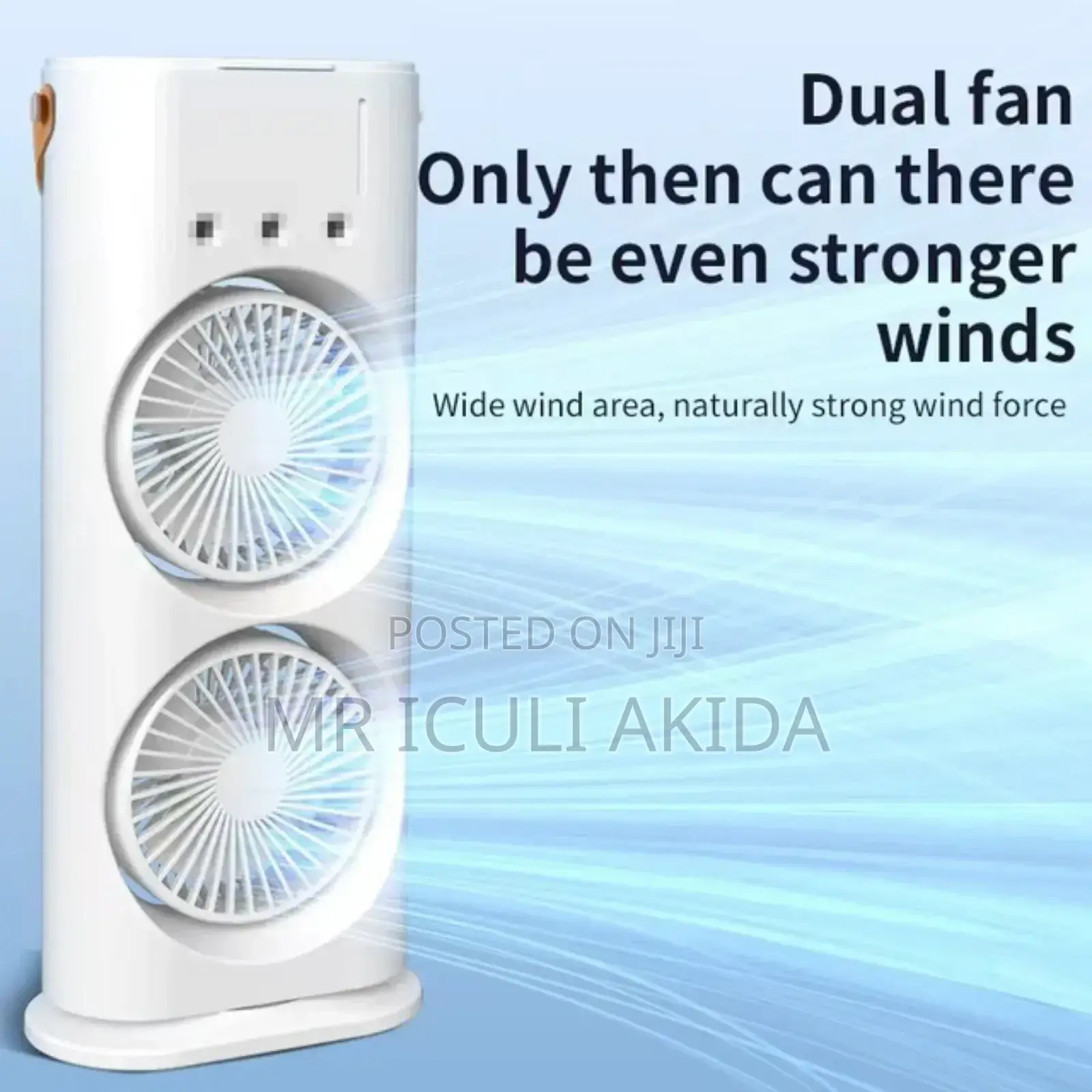 7color Mist Remote Control Humidifier Water Cooling Fan