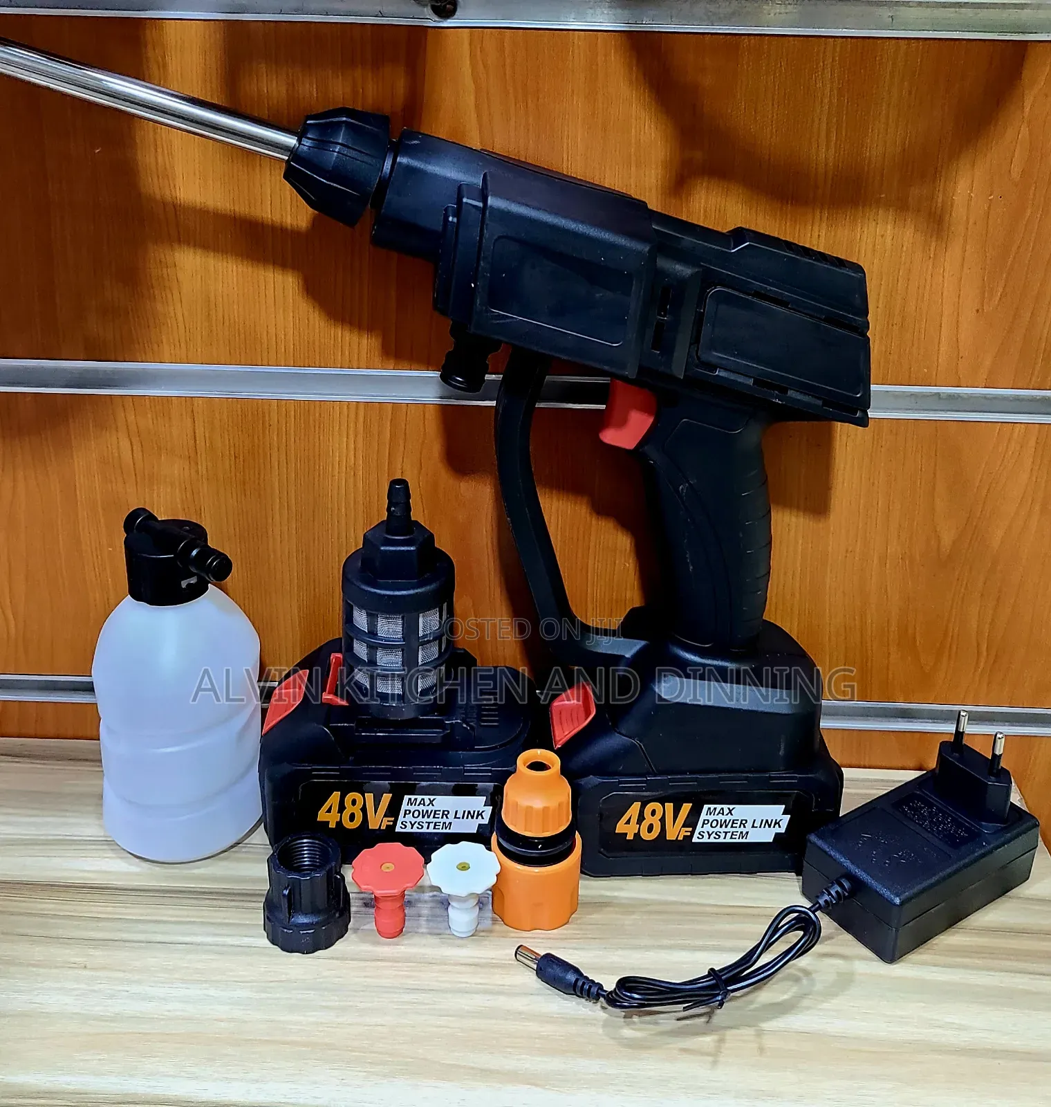High Pressure Car Washer With Two Batteries