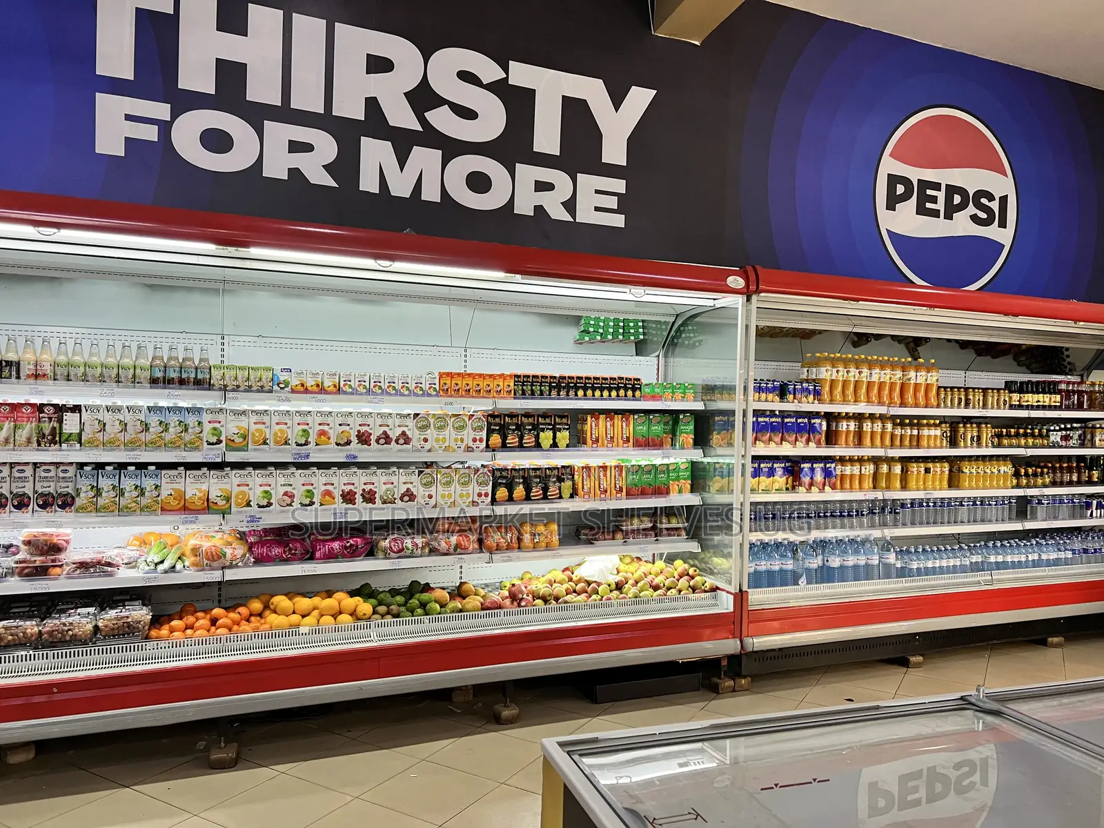 Supermarket Chiller 4meter Wide on Sale at 18m