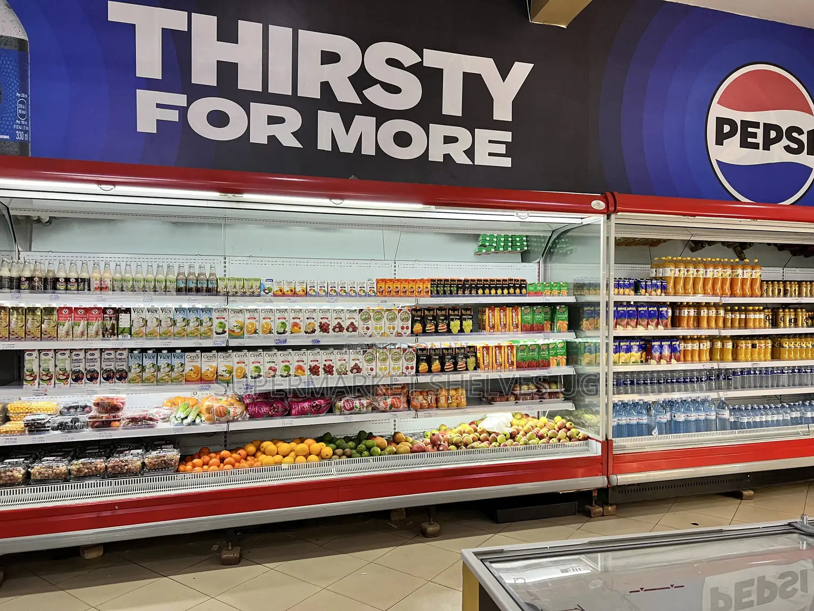 Supermarket Chiller 4meter Wide on Sale at 18m
