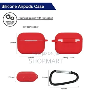 Soft Silicon Airpods Case With Hook