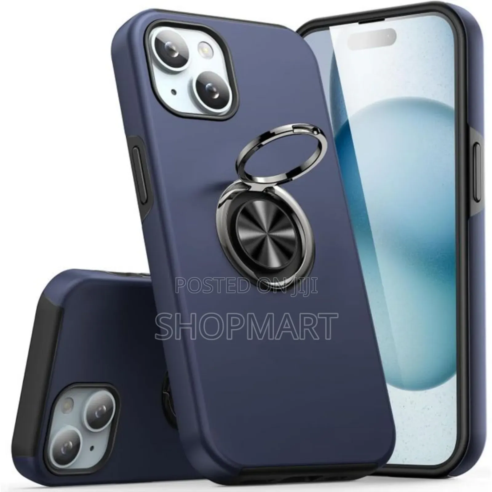 Case Compatible for iPhone 15 Case With Kickstand Ring