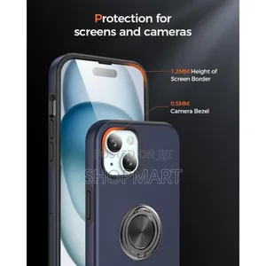 Case Compatible for iPhone 15 Case With Kickstand Ring