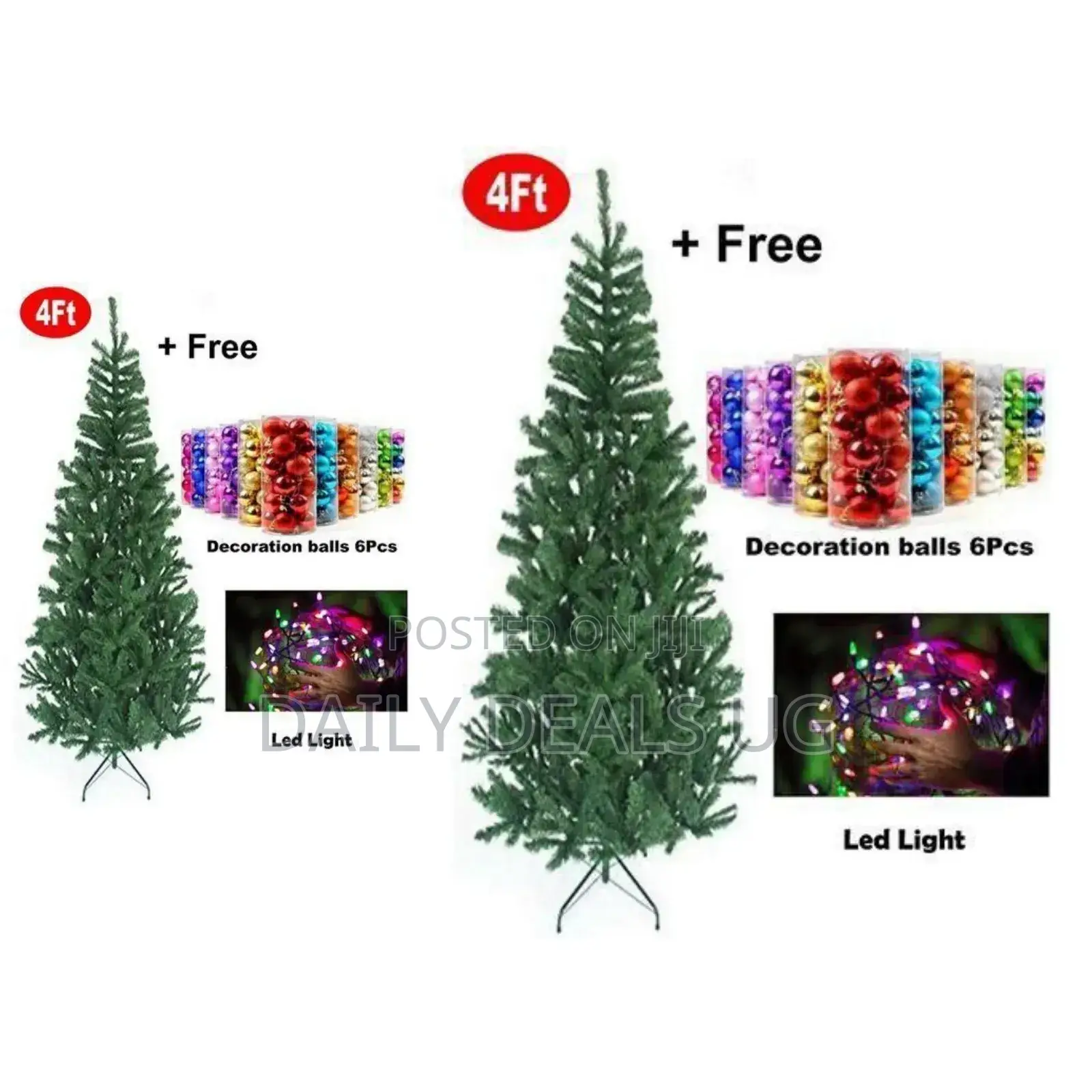 Chrismax Tree With Free Ball, Light