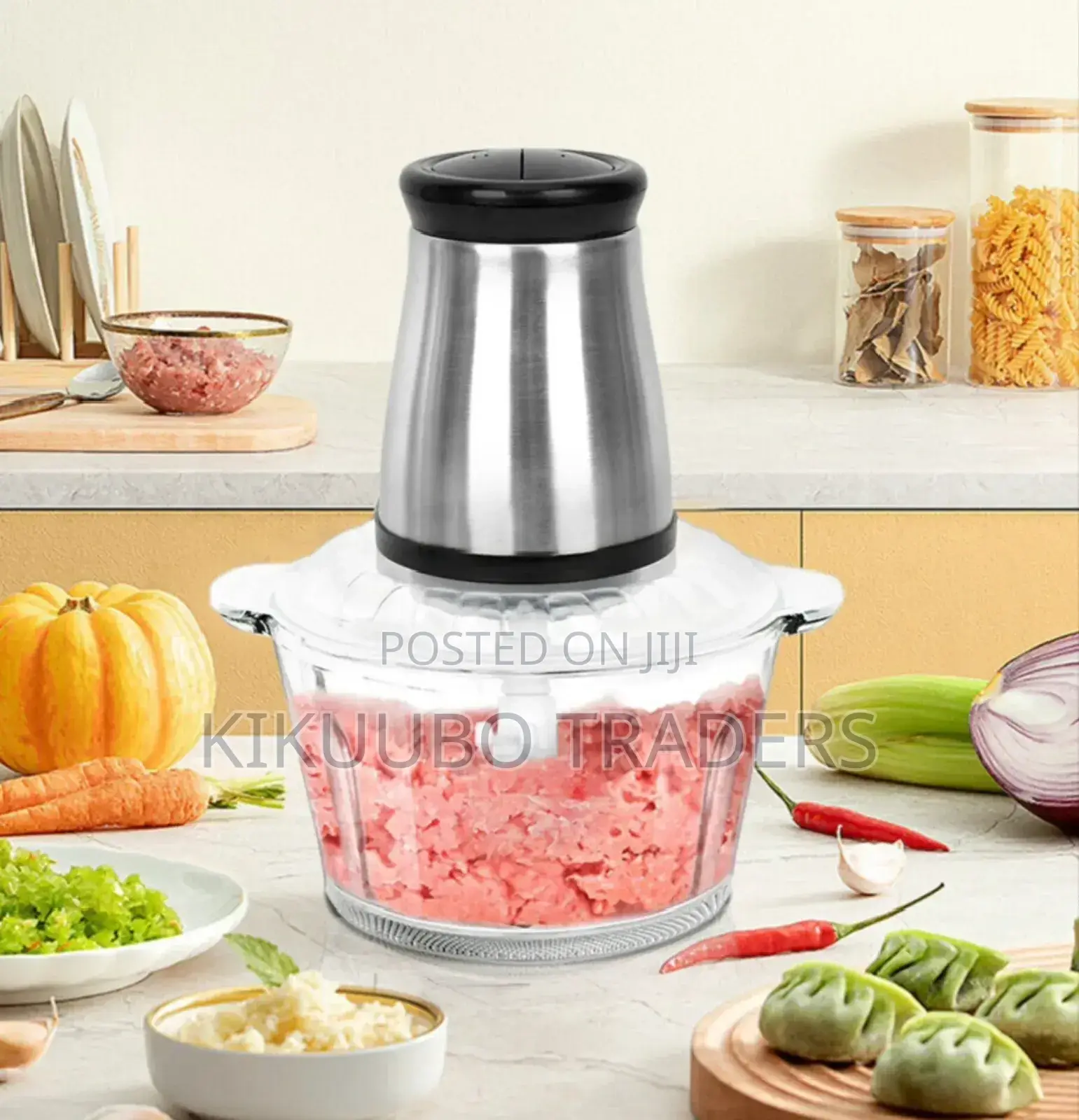 Glass Bowl Electric Food Grinder