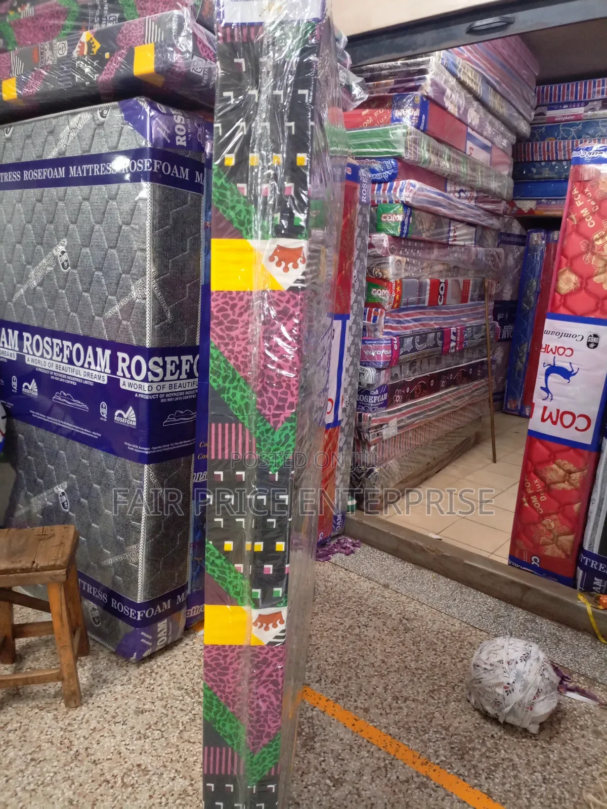 Royal Foam Mattress 5x6x6 Inche Open Cover