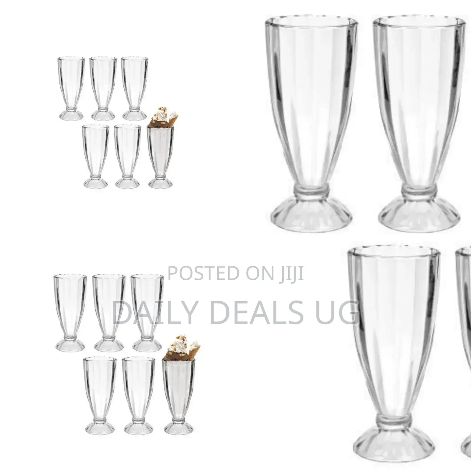 A Dozen of Milkshakes Glass