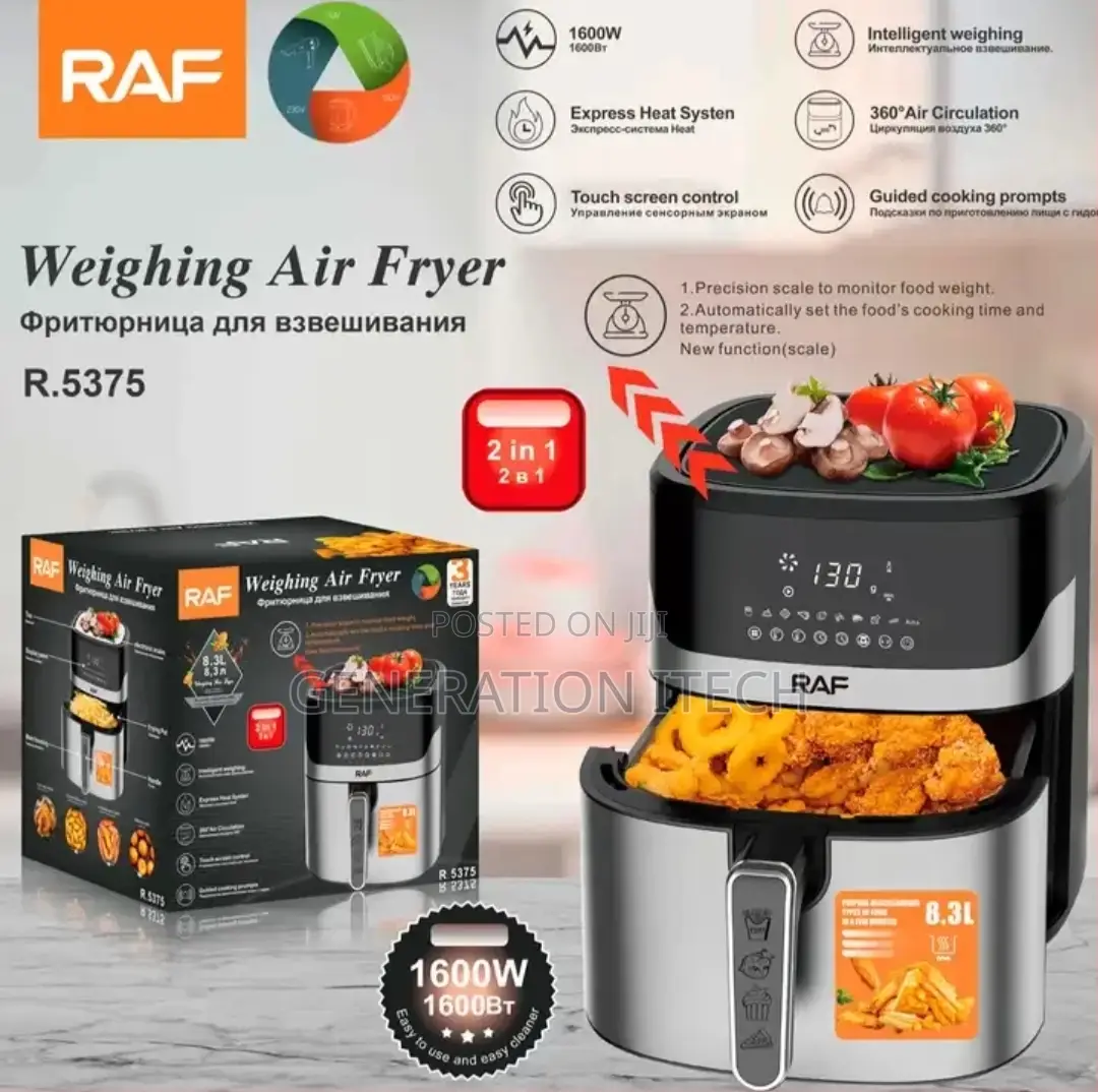 WEIGHING AIR Fryer- Oven Smart Fryer- Oil Free - Digital
