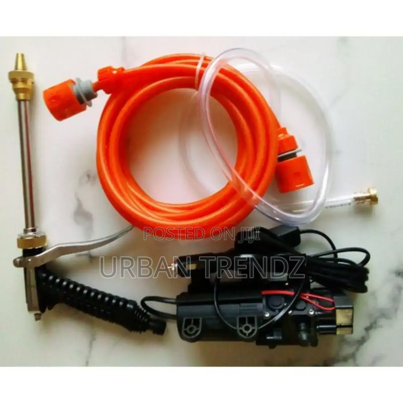 High Pressure Car Washing Machine - Orange, Black