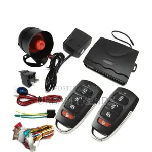 Car Alarm System Anti-Theft Secure Portable-Black