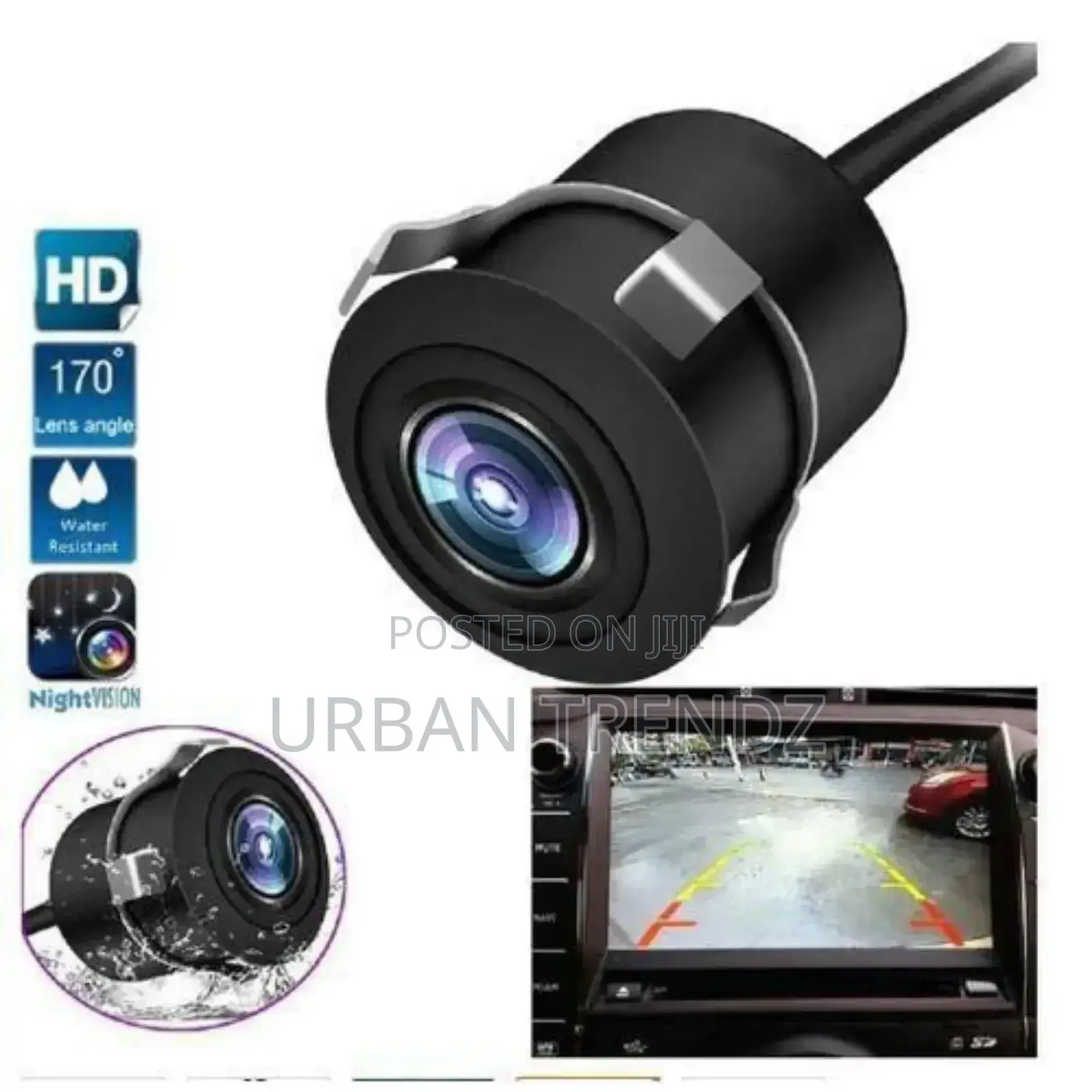 170° Wide Angle Car Rear View Camera Full HD Auto Camcorder