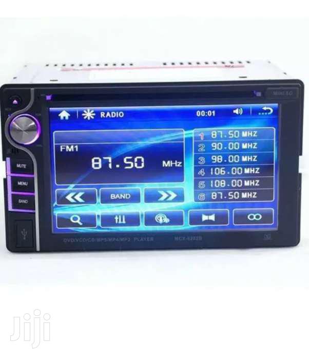 Ytf Car Radio With Blue And Red Colour.