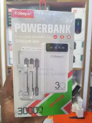 30000mah Fast Charge Power Bank/ Aldeepo Super Fast Power