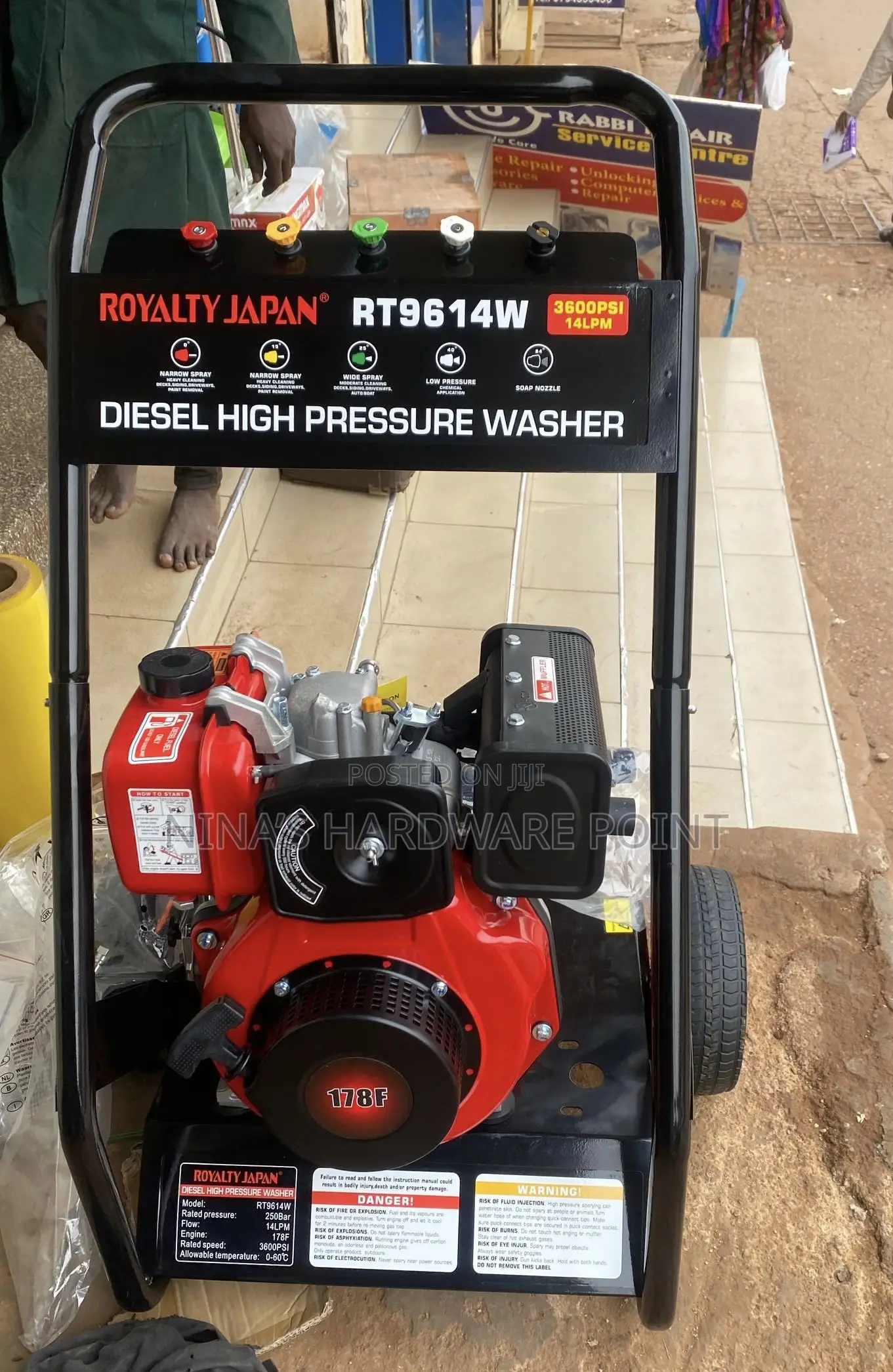 High Pressure Washer Diesel Engine (250bars)