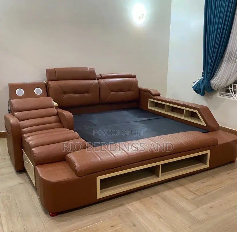 Luxury Leather Smart Bed / 5x6 and 6x6