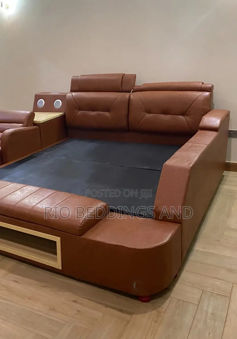 Luxury Leather Smart Bed / 5x6 and 6x6