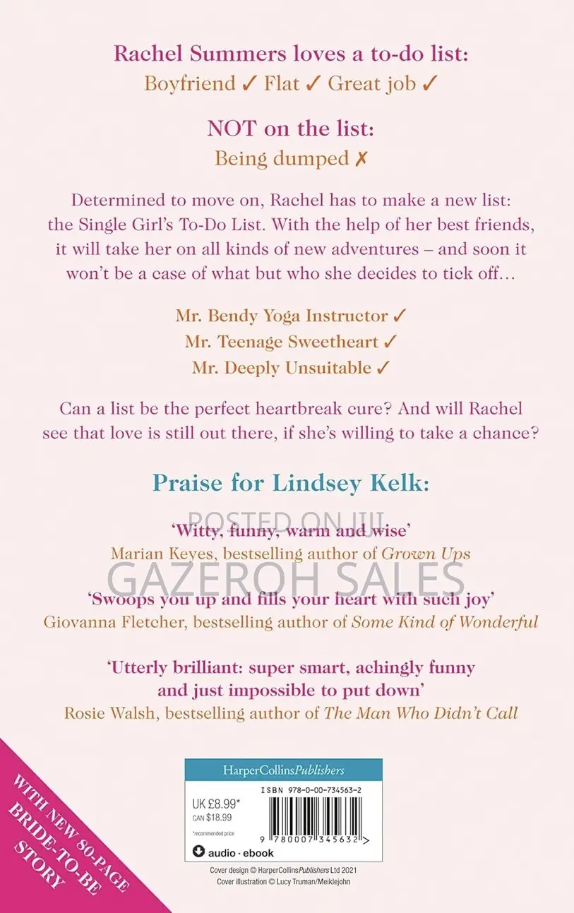 The Single Girl’S to-Do List Ebook