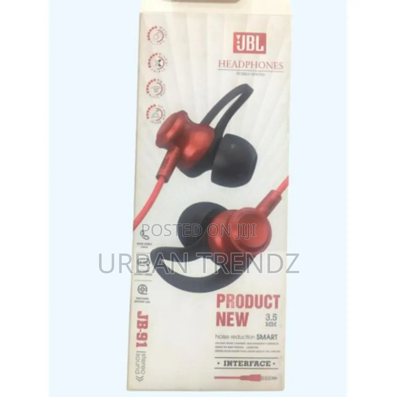 Earphones / JBL Earphones / In-ear Wired Headsets-white,
