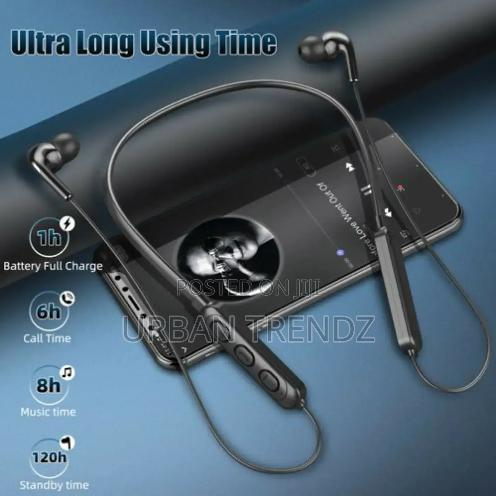 Bluetooth Headset Sport Neckband Neck-mounted