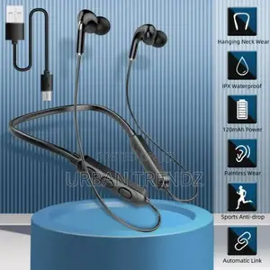 Bluetooth Headset Sport Neckband Neck-mounted