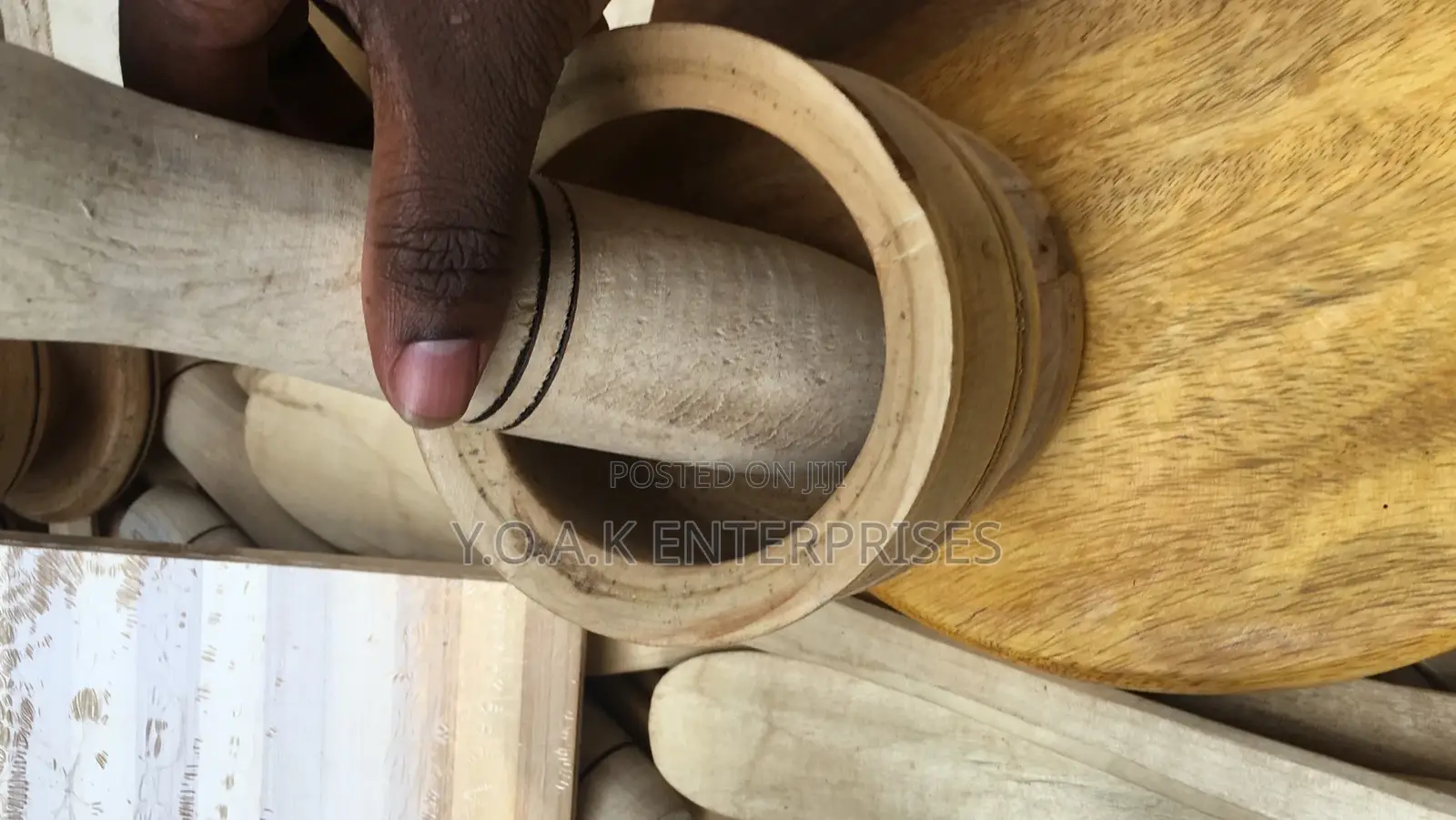 Simple Wooden Mortal