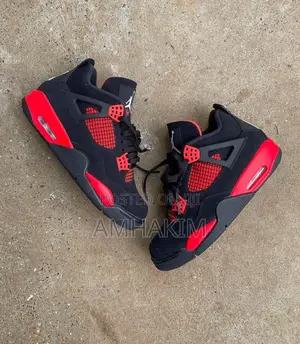 Classic Air Jordan 4 Retro Red Thunder in Stock