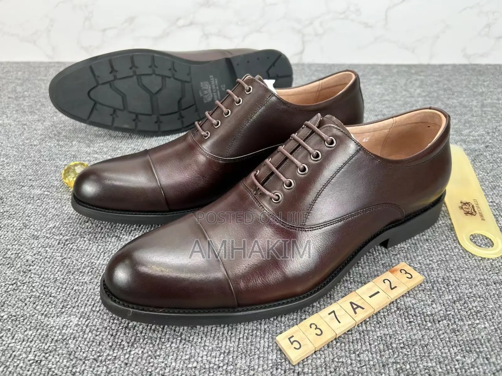 Classic Men Leather Blucher Gentles in Stock