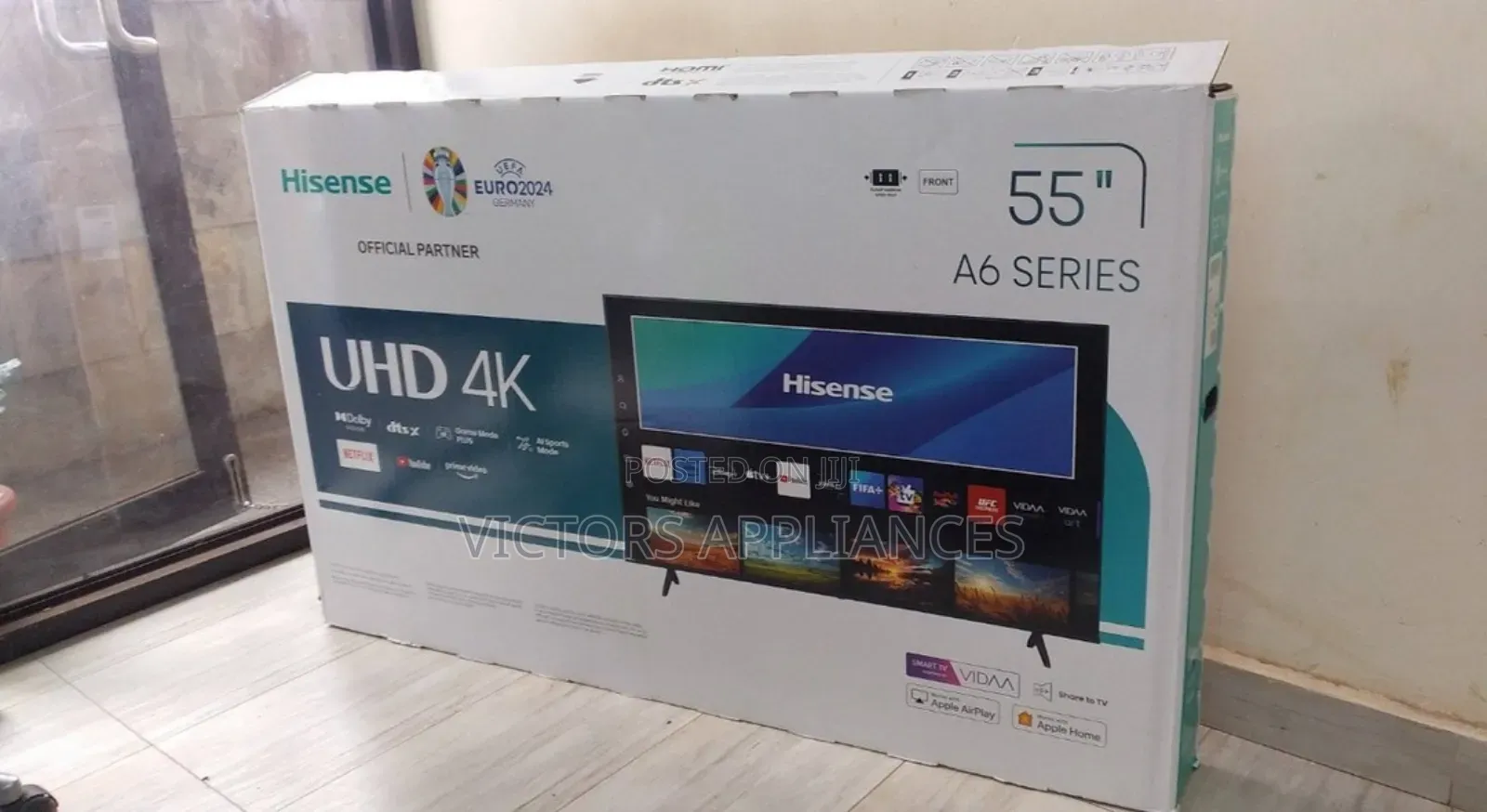 Series 6 Hisense 55inches UHD Smart TVS