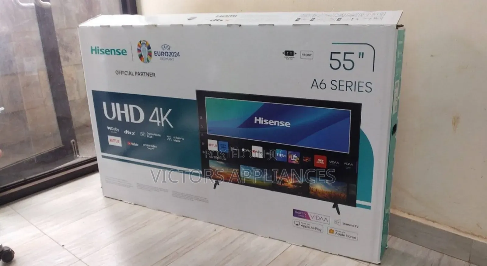 Series 6 Hisense 55inches UHD Smart TVS