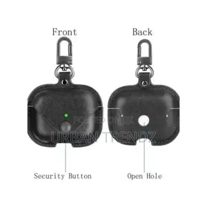 Earbuds Case Cover Compatible for Genuine Leathercase -Black