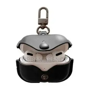 Earbuds Case Cover Compatible for Genuine Leathercase -Black