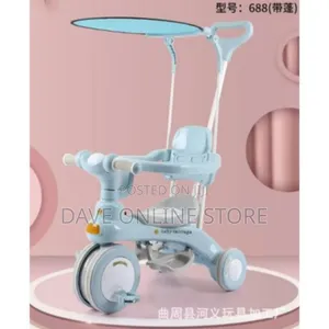 Kids 3in1 Tricycle Push Bike Trike Ride on Toy for Kids