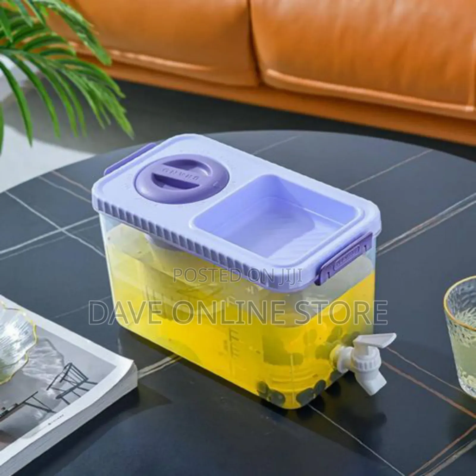 Juice Cold Kettle With Faucet 4L Frigerator Fruit Container