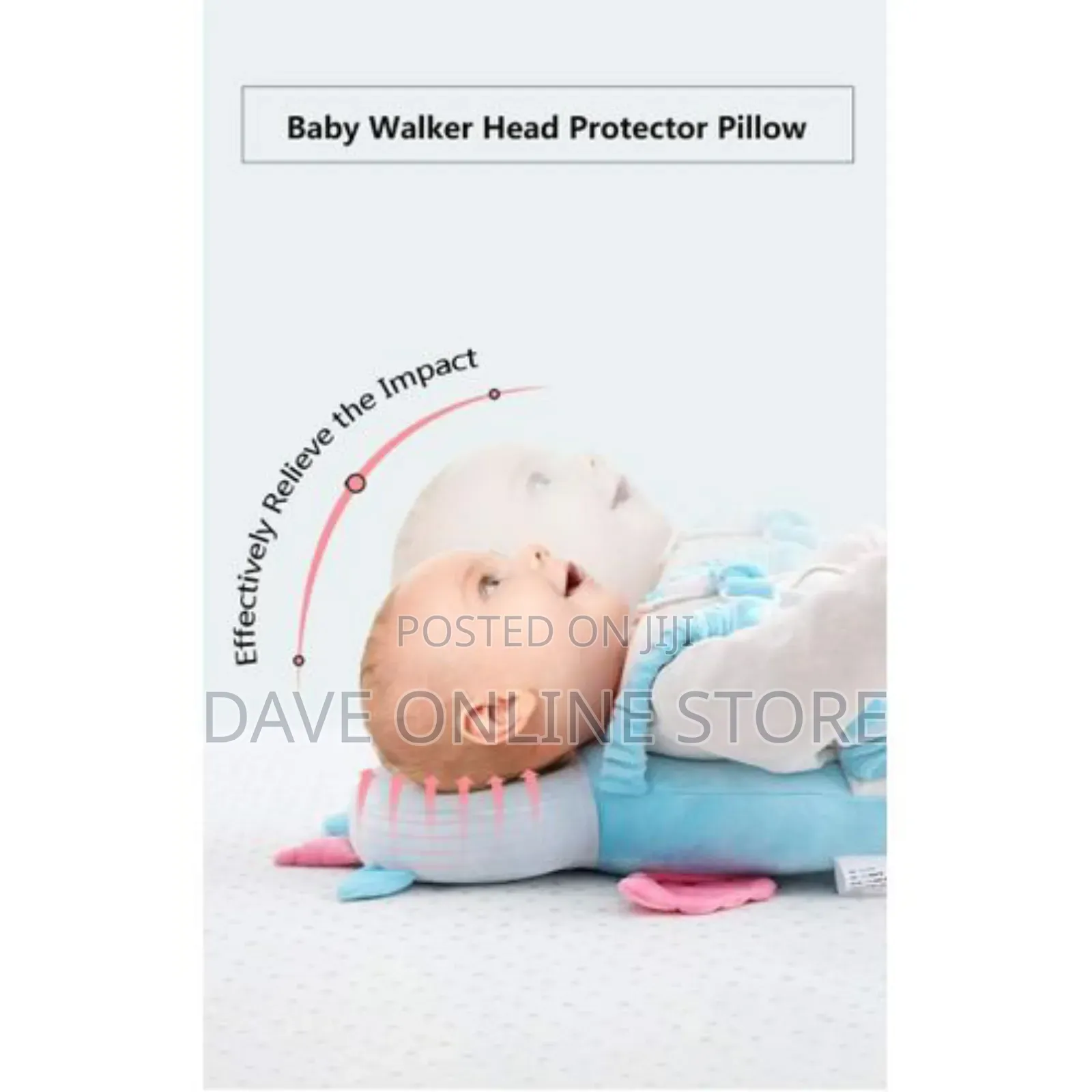 Baby Safety Head Protection Backpack Cushion - Blue