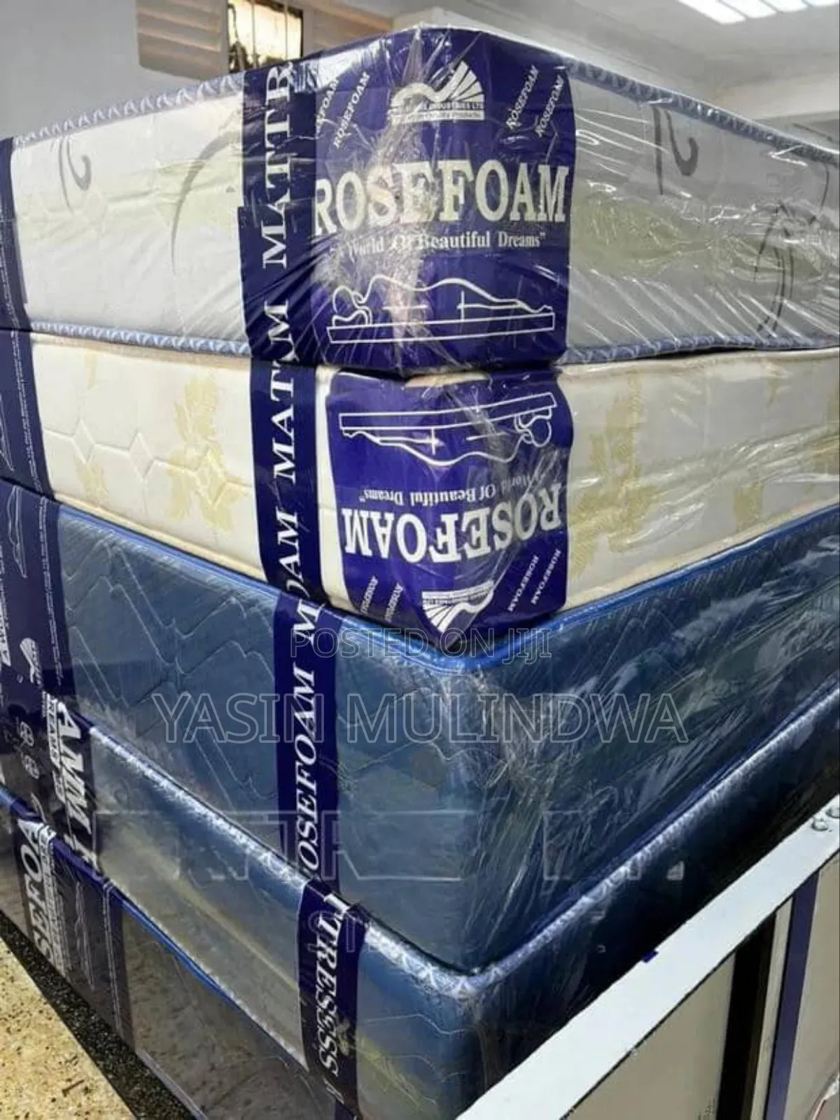 Rose Foam Mattress High Density 6*6*8inches.