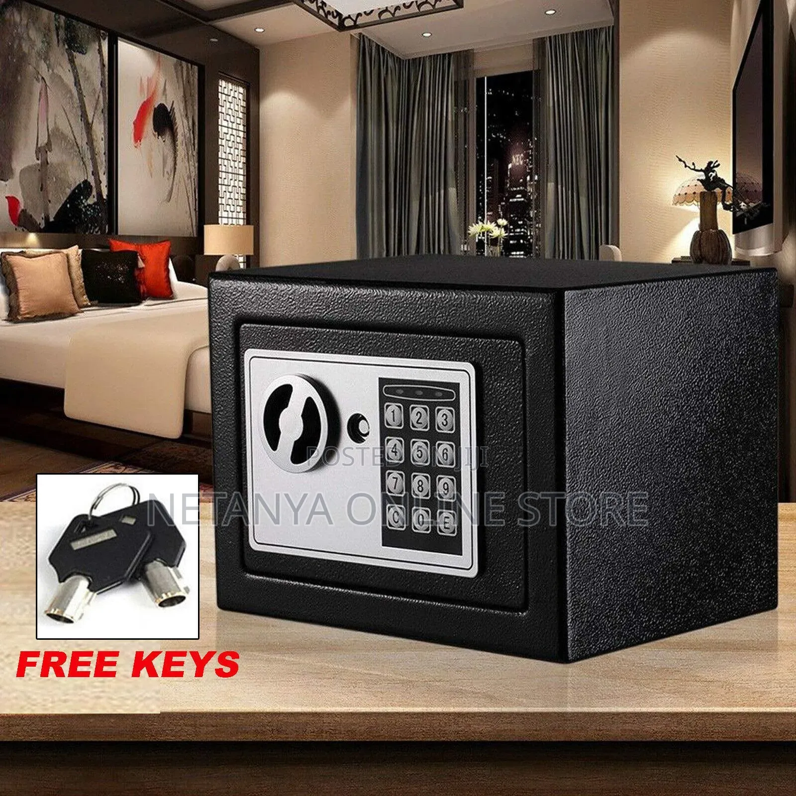 Theft Protection Steel Money Safe