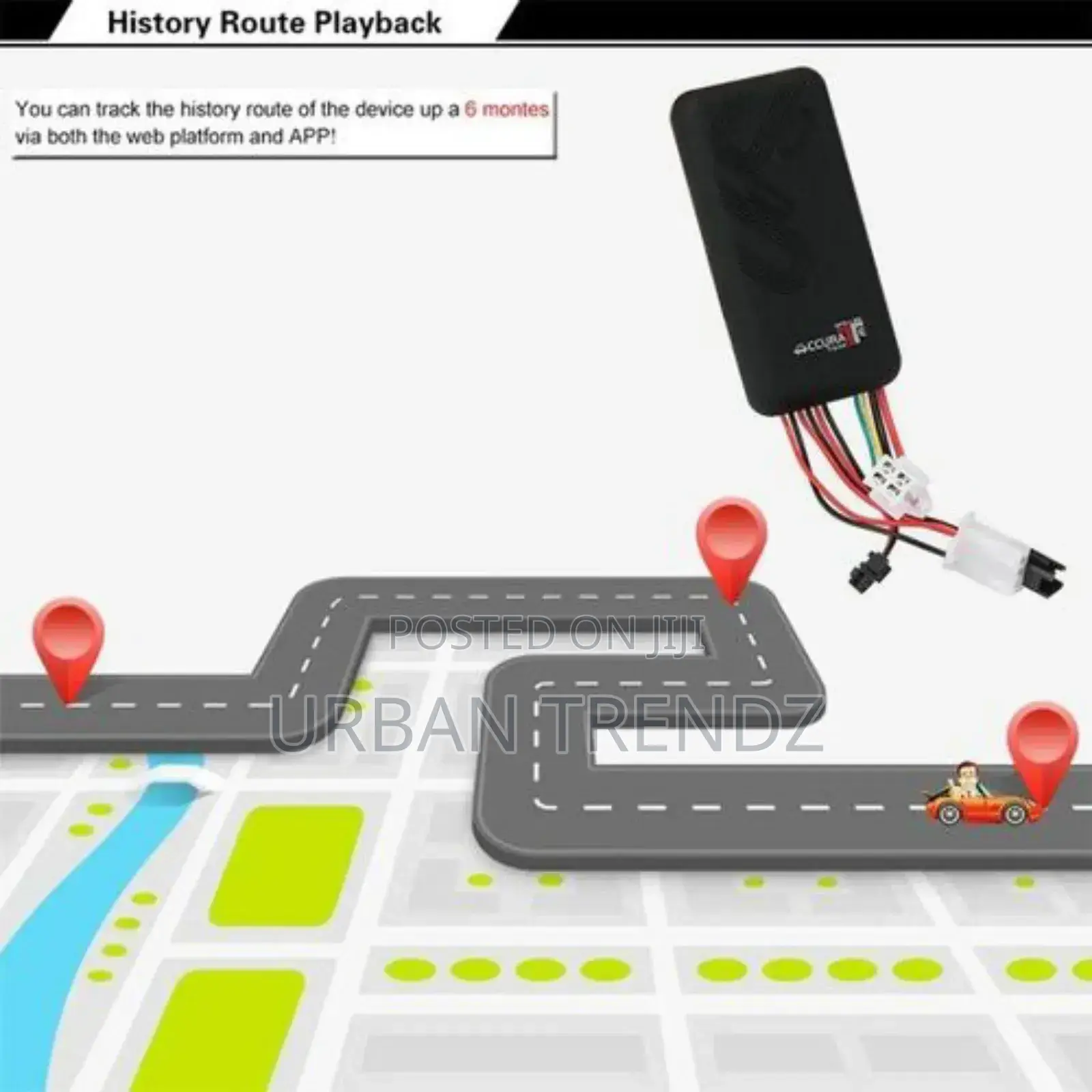 Accurate Tk100b Car and Motorcycle GSM GPRS GPS Tracker