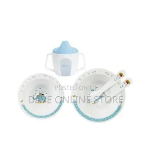 Mom Easy Mealtime Feeding Set - Blue